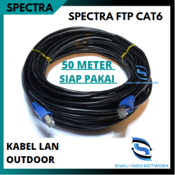 Kabel LAN FTP Cat 6 Spectra (Eceran 50m)