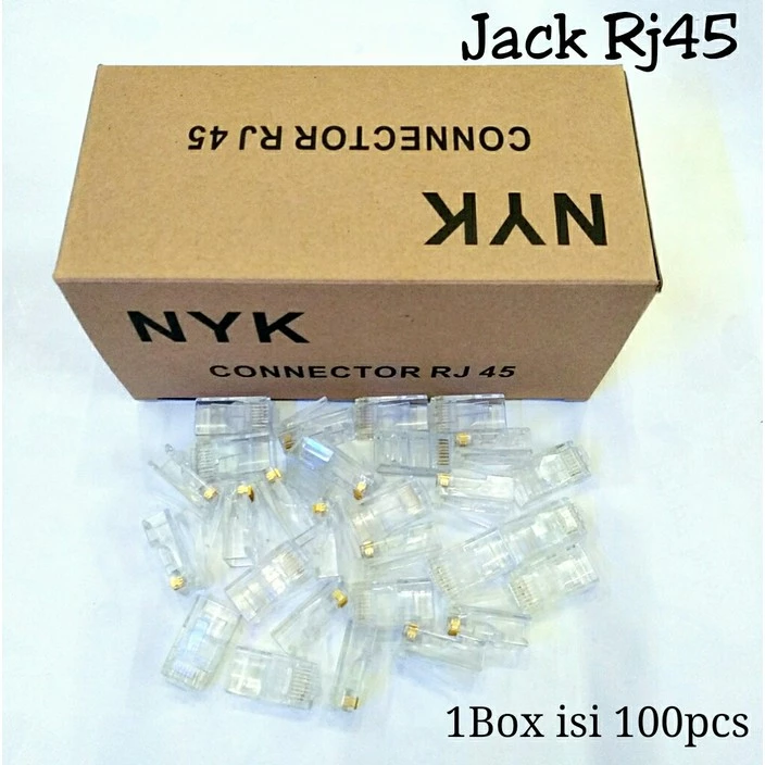 RJ45 Boots Plug Pelindung Konektor (Isi 100)